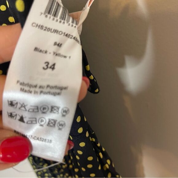 See by Chloe Polka Dot Halter Midi Dress size 34 - Picture 7 of 7